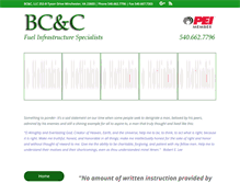 Tablet Screenshot of bcandc.net